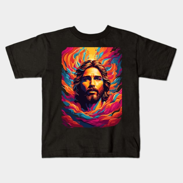 The Lord is with us Kids T-Shirt by CatCoconut-Art